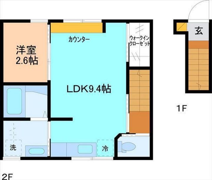 Gran-noix西泉 A棟の間取り