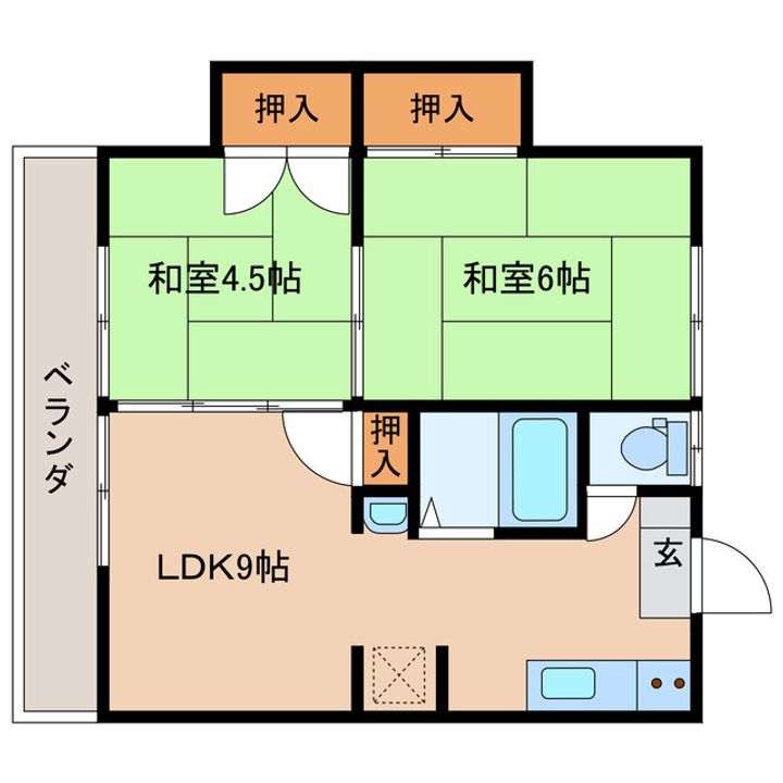 グラムハウスMIの間取り