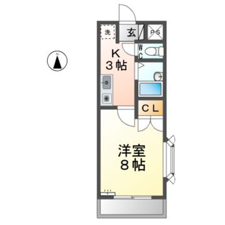 グリーンコートTamaruの間取り