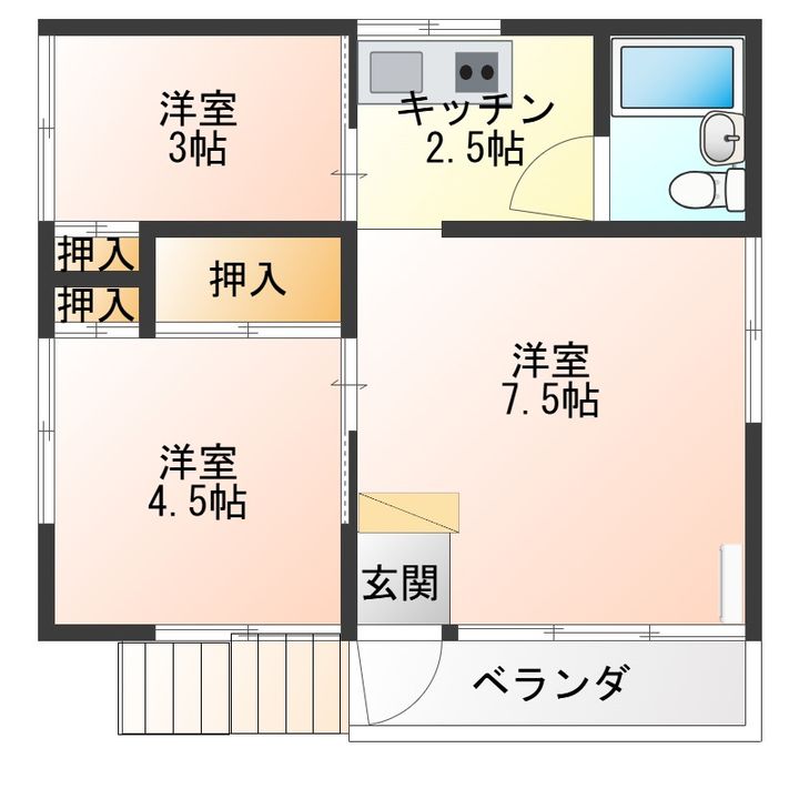 ハイツポーラリスの間取り
