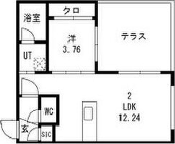 仮)GA-南郷通6丁目北MSの間取り