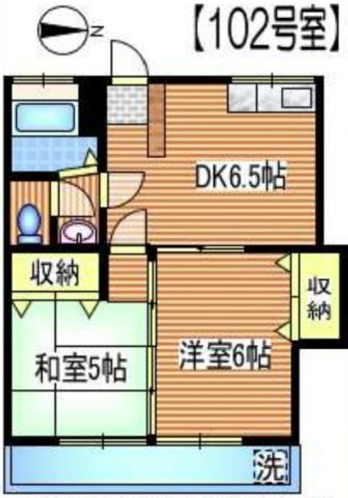 コーポみなとの間取り