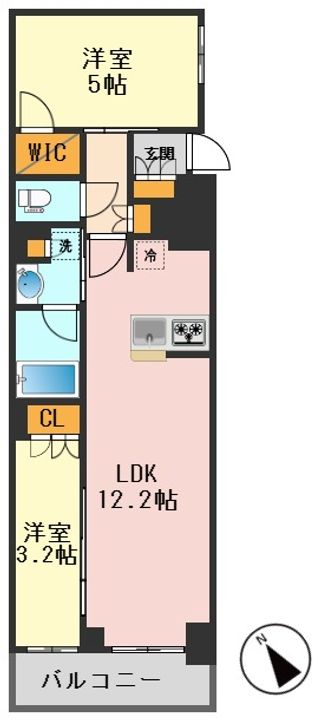 東京都江戸川区南篠崎町2(マンション)の賃貸物件の間取り