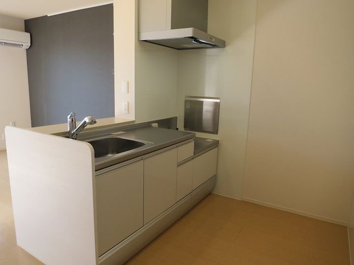 茨城県稲敷郡阿見町大字荒川本郷(アパート)の賃貸物件のキッチン