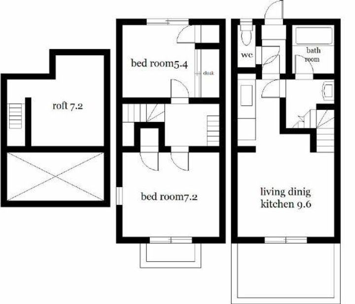 宮崎県宮崎市吉村町(マンション)の賃貸物件の間取り