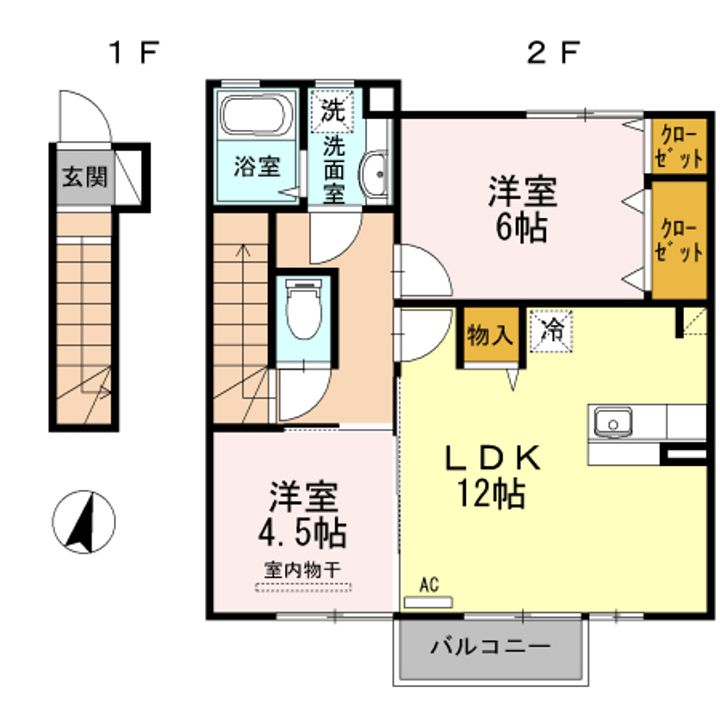 アルカンシエル B棟の間取り