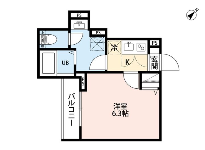 神奈川県相模原市中央区淵野辺4(アパート)の賃貸物件の間取り