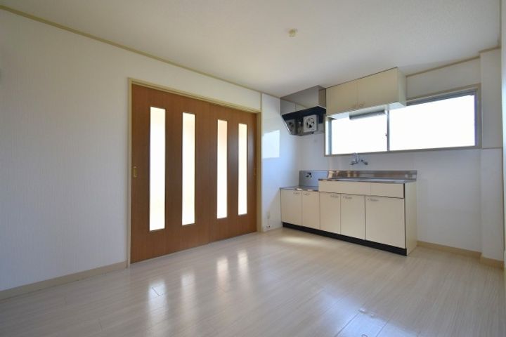 広島県広島市安佐南区八木8(マンション)の賃貸物件のキッチン