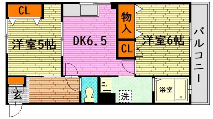 広島県広島市安佐南区八木8(マンション)の賃貸物件の間取り