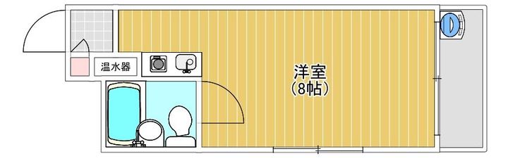 福岡県福岡市中央区唐人町1(マンション)の賃貸物件の間取り