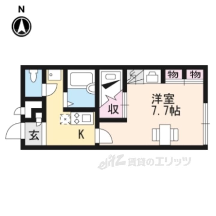 レオパレスクレールアピテの間取り