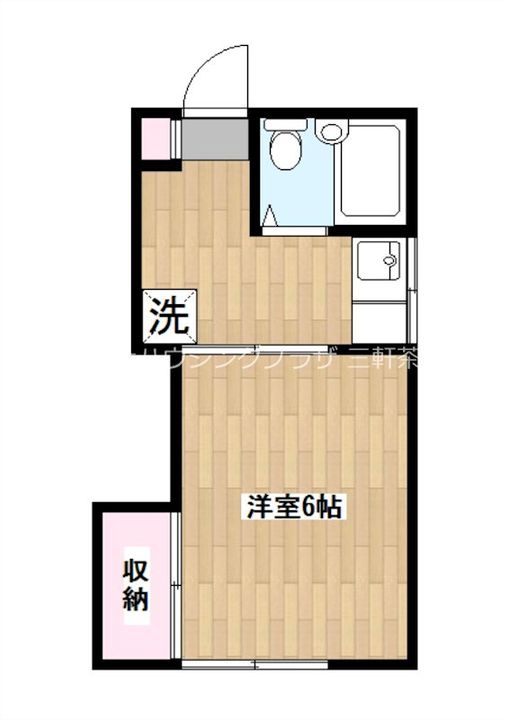 東京都世田谷区三宿1(アパート)の賃貸物件の間取り