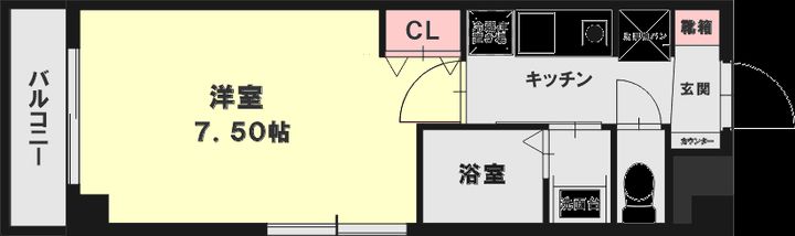 メイン新屋敷の間取り