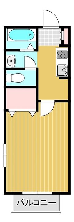 千葉県松戸市胡録台(アパート)の賃貸物件の間取り