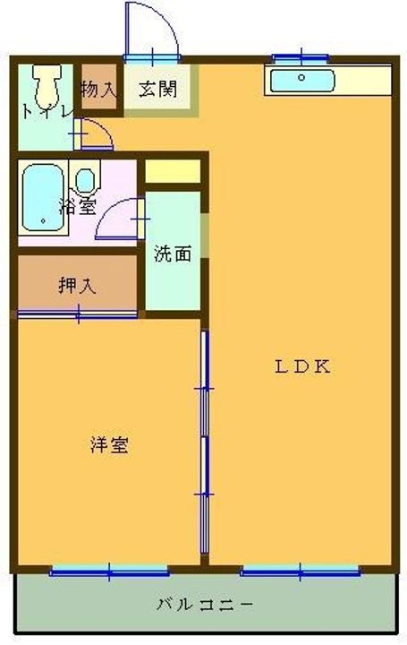 グラッドハウスリオの間取り