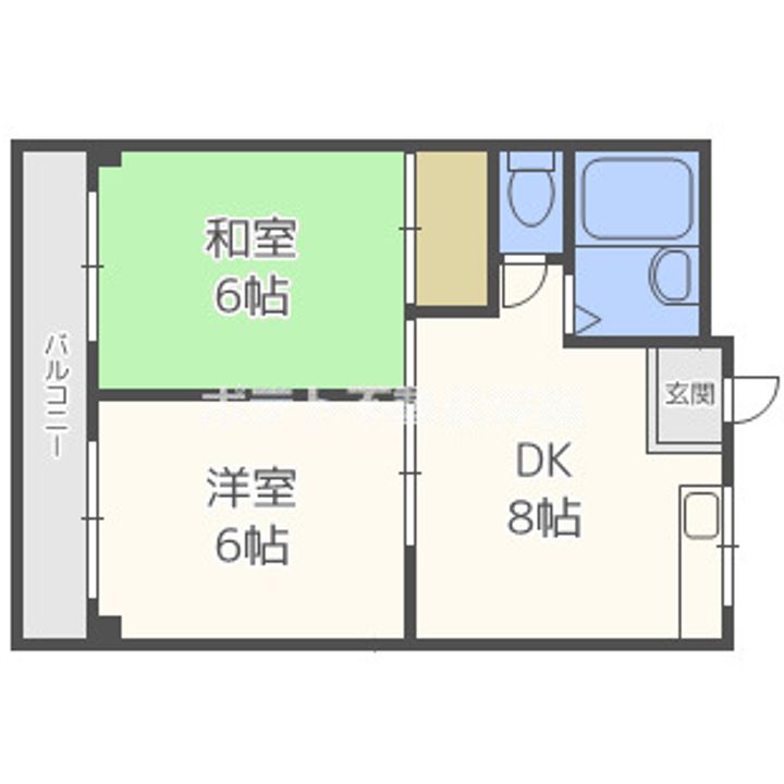 マンションアサノIの間取り
