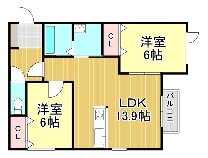 La WESTの間取り
