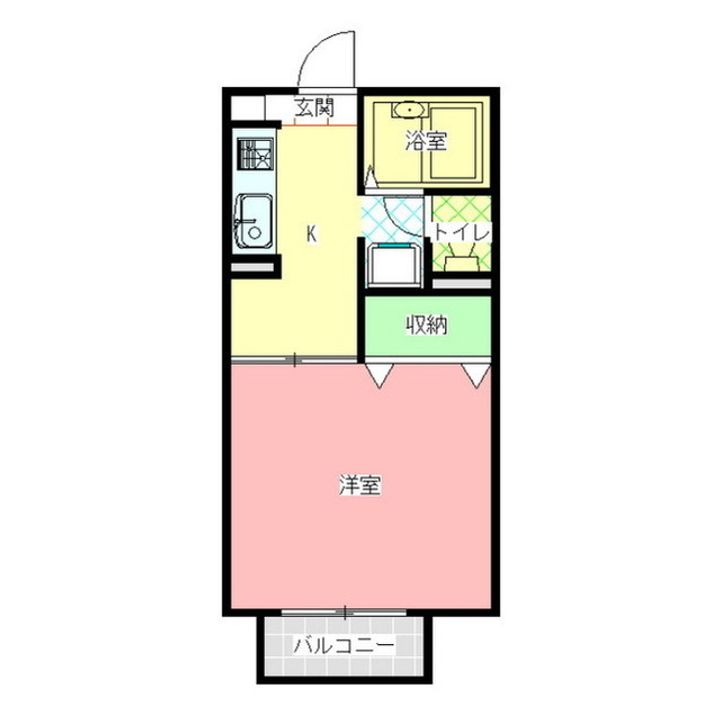 ディアコートB棟の間取り