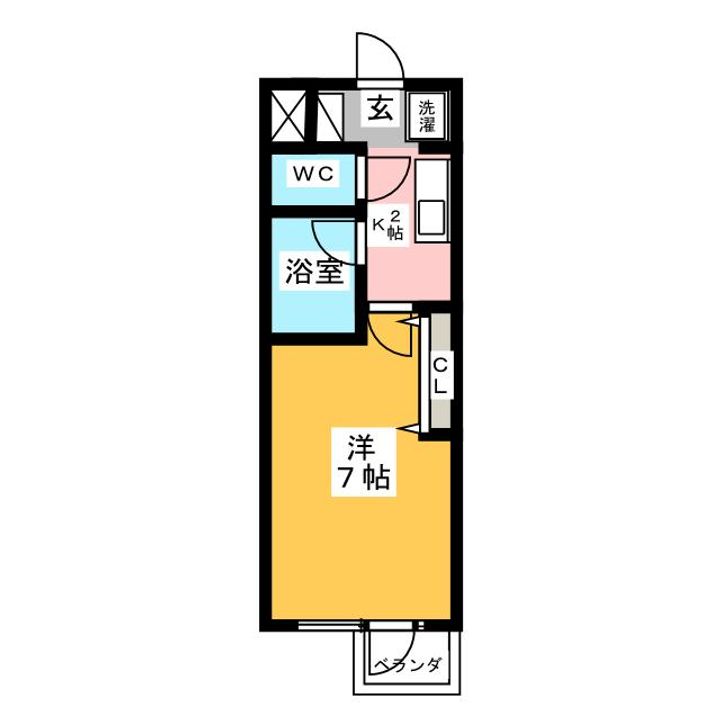 メゾン田倉の間取り