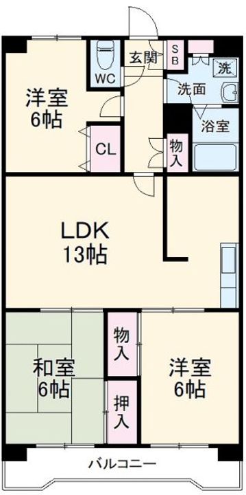 ヴェルドールの間取り