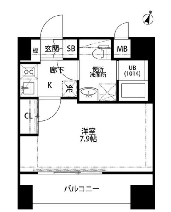 東京都大田区大森本町2(マンション)の賃貸物件の間取り