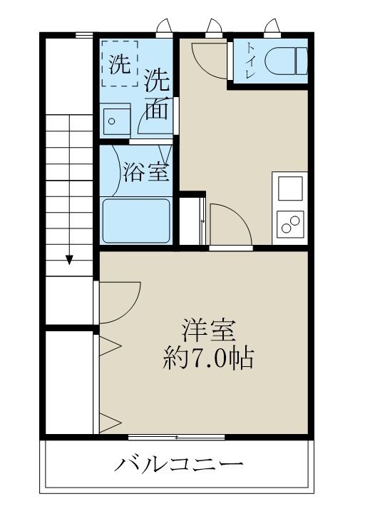 アーバン上大川前の間取り