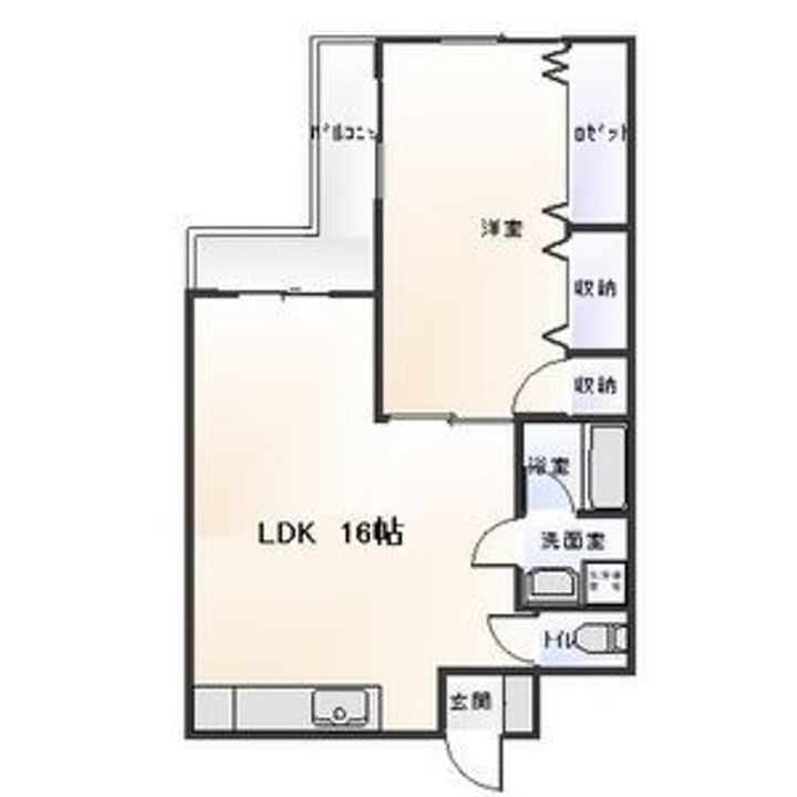 栃木県宇都宮市桜5(マンション)の賃貸物件の間取り