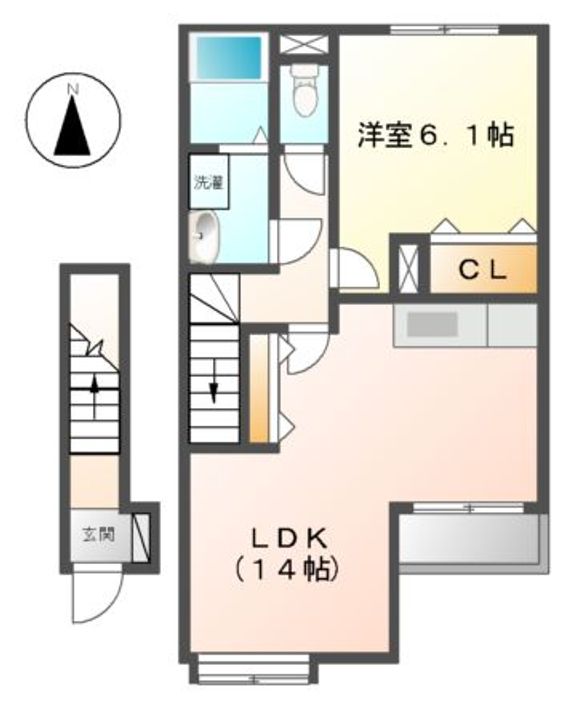 シャルマンハイツ A・B棟の間取り