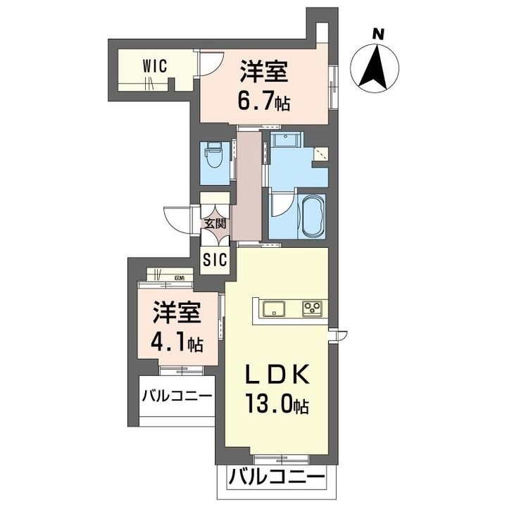アールメゾン湘南台の間取り