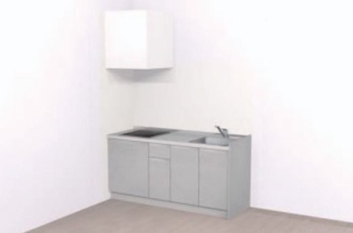 仮称)蓮花寺アパート B棟のキッチン