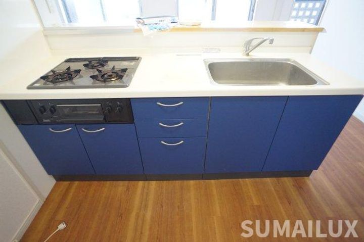 熊本県熊本市中央区本山町(マンション)の賃貸物件のキッチン
