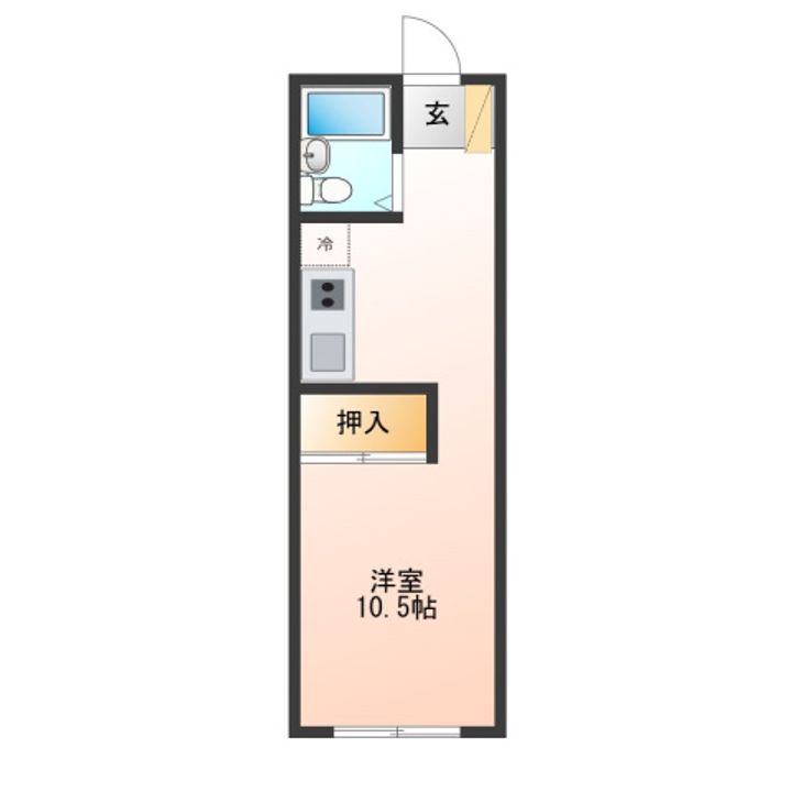 コーポ池田の間取り