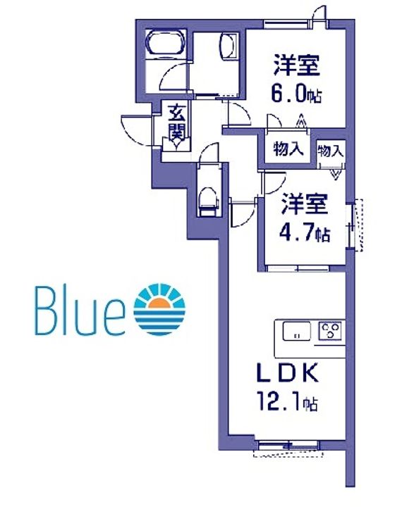 シャーメゾンアクロの間取り