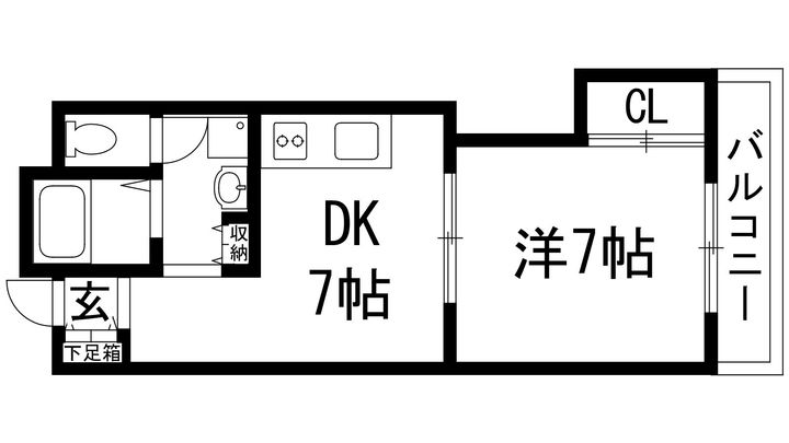 エンジェル坂下の間取り