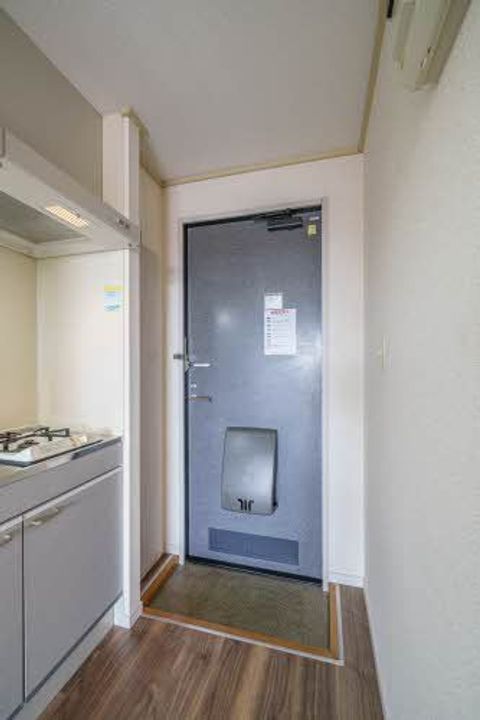 グリーンパレスMOMOの玄関