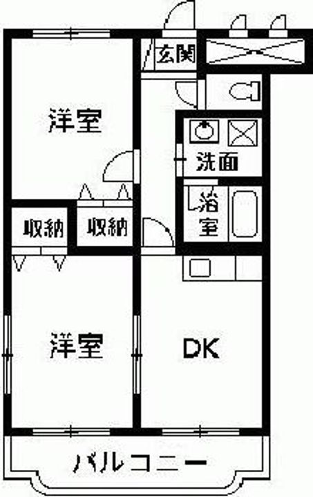 群馬県伊勢崎市東小保方町(マンション)の賃貸物件の間取り