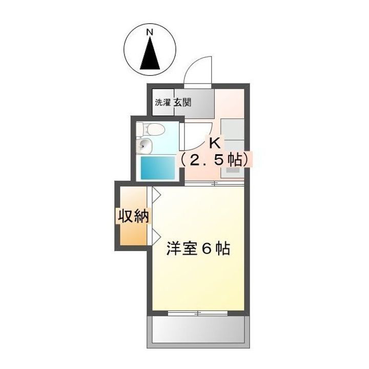 江戸橋マンションAの間取り