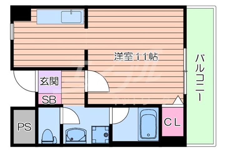 メロディーハイツ千里丘の間取り