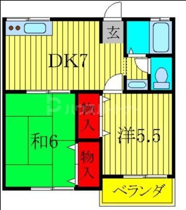コーポラスの間取り