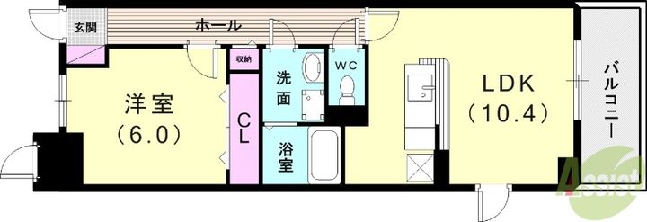 グランド・サン・フローラMの間取り