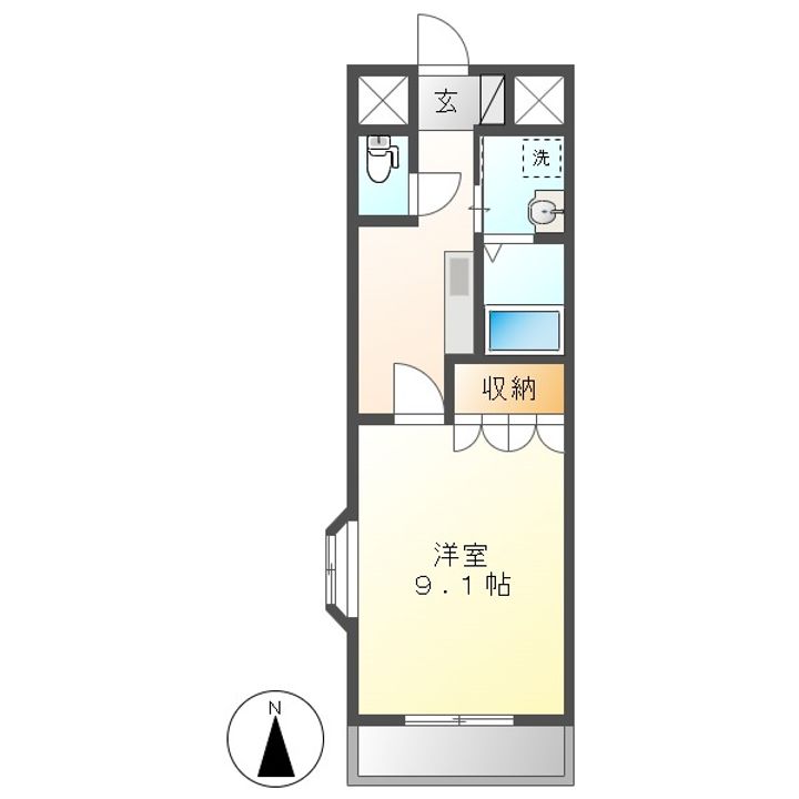 シャルムガーデンの間取り