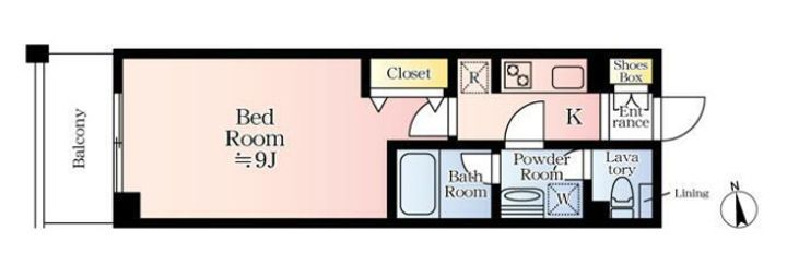 リージア新百合ヶ丘サウスコートの間取り