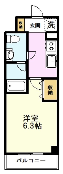 東京都国分寺市泉町3(マンション)の賃貸物件の間取り