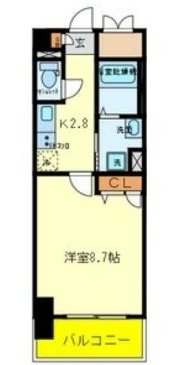 大阪府大阪市西淀川区野里2(マンション)の賃貸物件の間取り