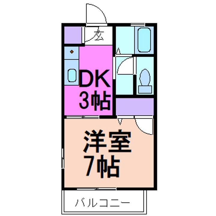 ラフォーレ・昴Bの間取り