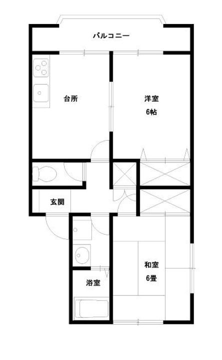 山形県天童市駅西1(アパート)の賃貸物件の間取り