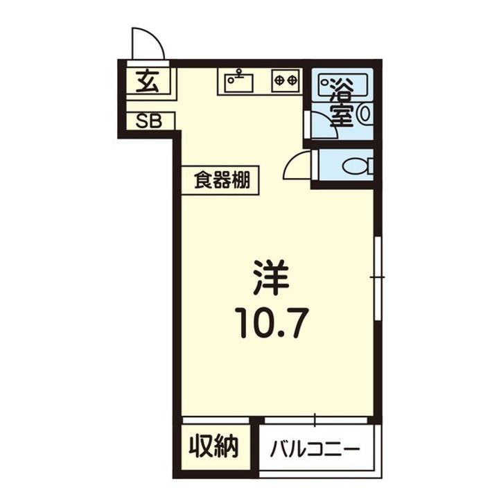コーポラスJUNの間取り
