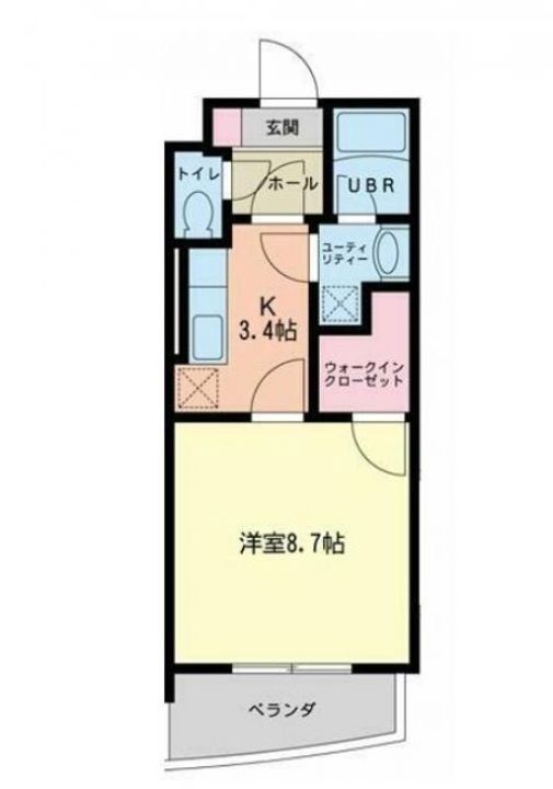 メルヴェールIの間取り