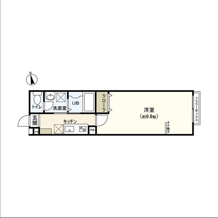 QUARTER富沢の間取り