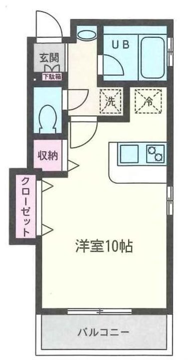神奈川県川崎市多摩区西生田3(アパート)の賃貸物件の間取り